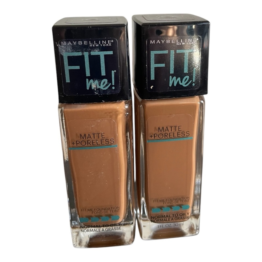 4/$20 Maybelline Fit Me Matte 362 Truffle + Poreless Foundation Bundle